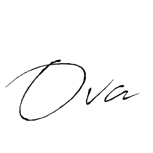 How to make Ova signature? Antro_Vectra is a professional autograph style. Create handwritten signature for Ova name. Ova signature style 6 images and pictures png