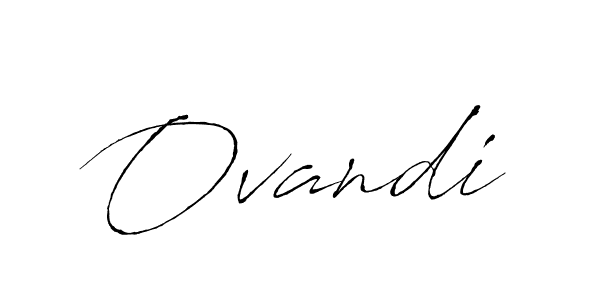 Design your own signature with our free online signature maker. With this signature software, you can create a handwritten (Antro_Vectra) signature for name Ovandi. Ovandi signature style 6 images and pictures png