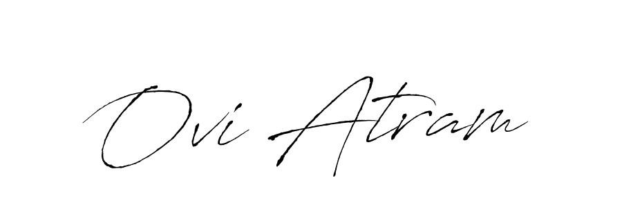 The best way (Antro_Vectra) to make a short signature is to pick only two or three words in your name. The name Ovi Atram include a total of six letters. For converting this name. Ovi Atram signature style 6 images and pictures png