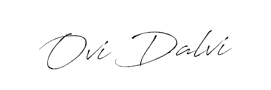 How to make Ovi Dalvi signature? Antro_Vectra is a professional autograph style. Create handwritten signature for Ovi Dalvi name. Ovi Dalvi signature style 6 images and pictures png