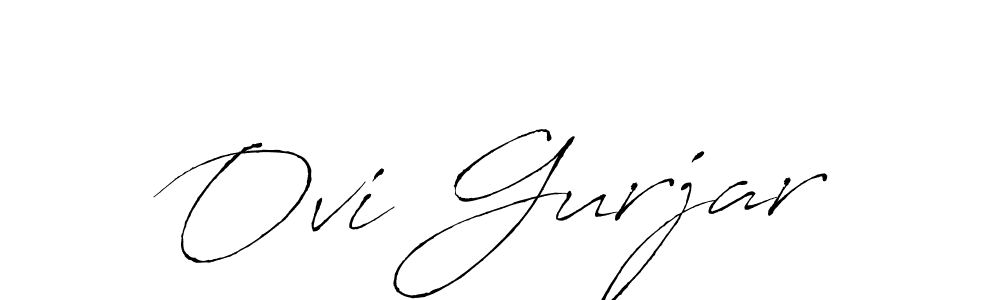 The best way (Antro_Vectra) to make a short signature is to pick only two or three words in your name. The name Ovi Gurjar include a total of six letters. For converting this name. Ovi Gurjar signature style 6 images and pictures png