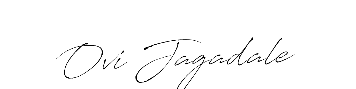 Antro_Vectra is a professional signature style that is perfect for those who want to add a touch of class to their signature. It is also a great choice for those who want to make their signature more unique. Get Ovi Jagadale name to fancy signature for free. Ovi Jagadale signature style 6 images and pictures png