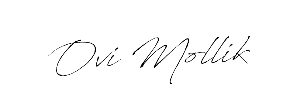 Here are the top 10 professional signature styles for the name Ovi Mollik. These are the best autograph styles you can use for your name. Ovi Mollik signature style 6 images and pictures png