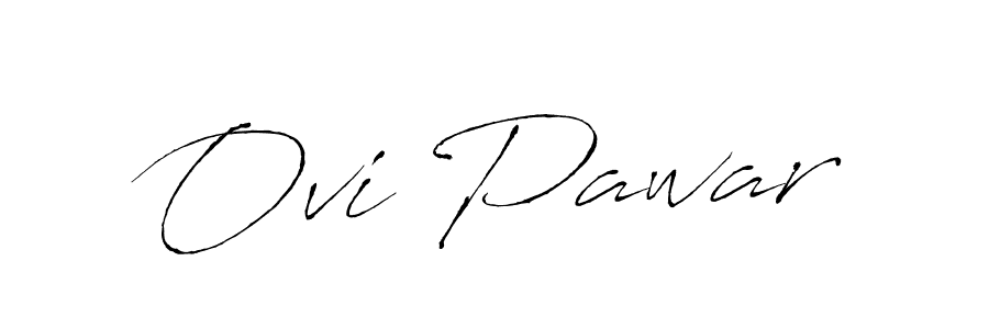 How to make Ovi Pawar signature? Antro_Vectra is a professional autograph style. Create handwritten signature for Ovi Pawar name. Ovi Pawar signature style 6 images and pictures png