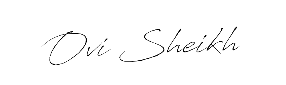 Make a beautiful signature design for name Ovi Sheikh. Use this online signature maker to create a handwritten signature for free. Ovi Sheikh signature style 6 images and pictures png