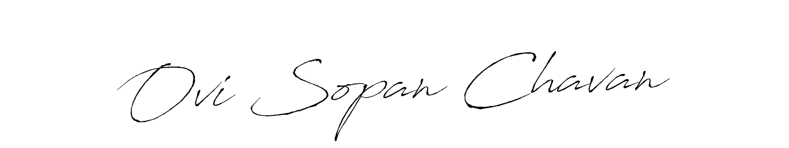 Use a signature maker to create a handwritten signature online. With this signature software, you can design (Antro_Vectra) your own signature for name Ovi Sopan Chavan. Ovi Sopan Chavan signature style 6 images and pictures png