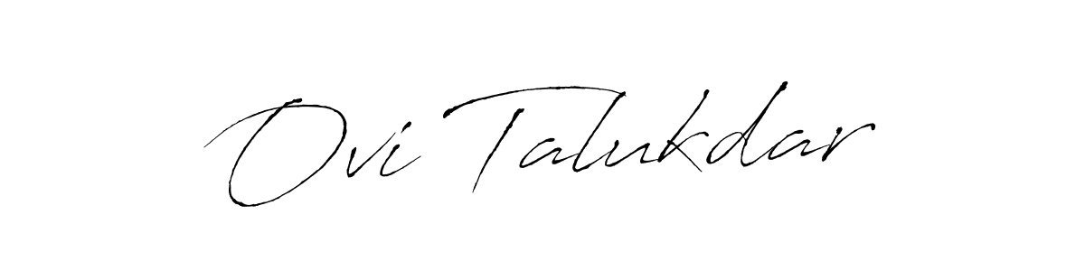 Make a beautiful signature design for name Ovi Talukdar. Use this online signature maker to create a handwritten signature for free. Ovi Talukdar signature style 6 images and pictures png