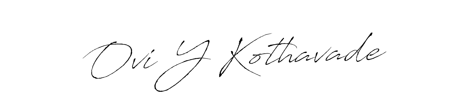 How to make Ovi Y Kothavade signature? Antro_Vectra is a professional autograph style. Create handwritten signature for Ovi Y Kothavade name. Ovi Y Kothavade signature style 6 images and pictures png