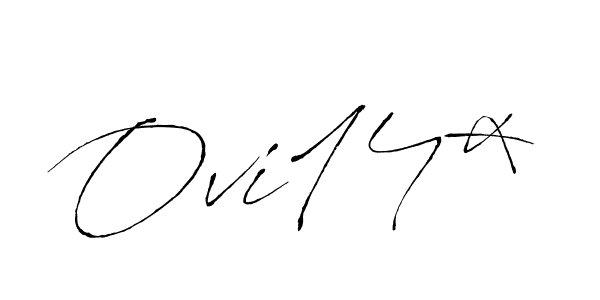 How to make Ovi14* name signature. Use Antro_Vectra style for creating short signs online. This is the latest handwritten sign. Ovi14* signature style 6 images and pictures png