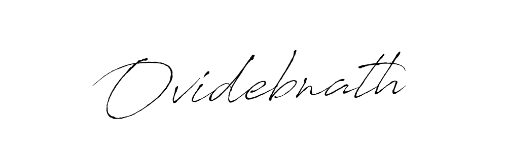 How to make Ovidebnath signature? Antro_Vectra is a professional autograph style. Create handwritten signature for Ovidebnath name. Ovidebnath signature style 6 images and pictures png