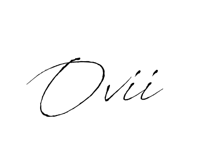 Ovii stylish signature style. Best Handwritten Sign (Antro_Vectra) for my name. Handwritten Signature Collection Ideas for my name Ovii. Ovii signature style 6 images and pictures png