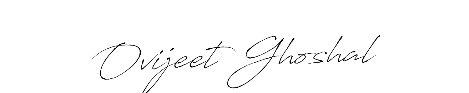 Design your own signature with our free online signature maker. With this signature software, you can create a handwritten (Antro_Vectra) signature for name Ovijeet Ghoshal. Ovijeet Ghoshal signature style 6 images and pictures png