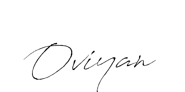 How to make Oviyan signature? Antro_Vectra is a professional autograph style. Create handwritten signature for Oviyan name. Oviyan signature style 6 images and pictures png