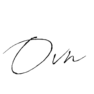 Create a beautiful signature design for name Ovn. With this signature (Antro_Vectra) fonts, you can make a handwritten signature for free. Ovn signature style 6 images and pictures png