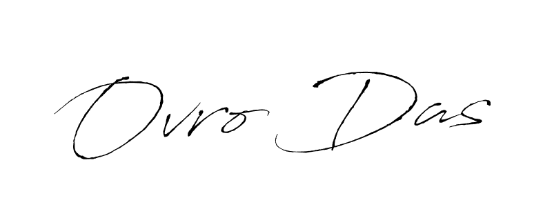 Make a beautiful signature design for name Ovro Das. With this signature (Antro_Vectra) style, you can create a handwritten signature for free. Ovro Das signature style 6 images and pictures png