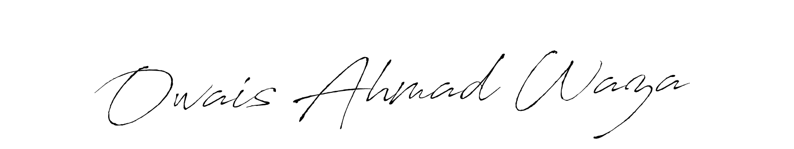 Create a beautiful signature design for name Owais Ahmad Waza. With this signature (Antro_Vectra) fonts, you can make a handwritten signature for free. Owais Ahmad Waza signature style 6 images and pictures png