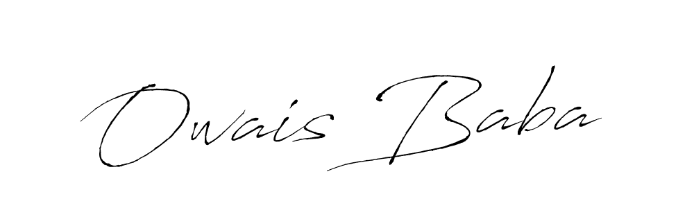 You should practise on your own different ways (Antro_Vectra) to write your name (Owais Baba) in signature. don't let someone else do it for you. Owais Baba signature style 6 images and pictures png