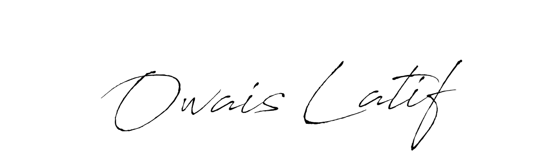Create a beautiful signature design for name Owais Latif. With this signature (Antro_Vectra) fonts, you can make a handwritten signature for free. Owais Latif signature style 6 images and pictures png