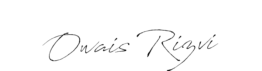 How to make Owais Rizvi name signature. Use Antro_Vectra style for creating short signs online. This is the latest handwritten sign. Owais Rizvi signature style 6 images and pictures png