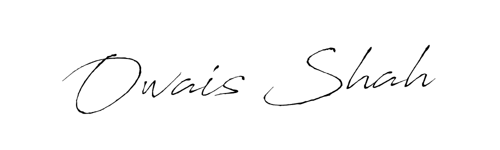 Create a beautiful signature design for name Owais Shah. With this signature (Antro_Vectra) fonts, you can make a handwritten signature for free. Owais Shah signature style 6 images and pictures png