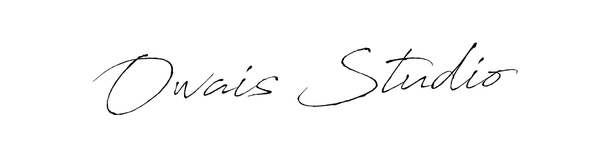 The best way (Antro_Vectra) to make a short signature is to pick only two or three words in your name. The name Owais Studio include a total of six letters. For converting this name. Owais Studio signature style 6 images and pictures png