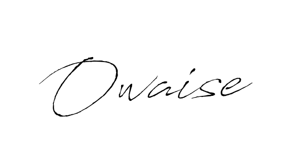 Use a signature maker to create a handwritten signature online. With this signature software, you can design (Antro_Vectra) your own signature for name Owaise. Owaise signature style 6 images and pictures png