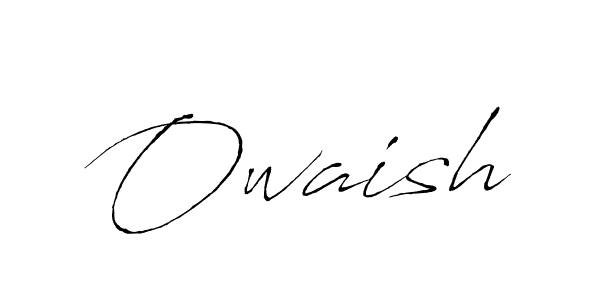 Design your own signature with our free online signature maker. With this signature software, you can create a handwritten (Antro_Vectra) signature for name Owaish. Owaish signature style 6 images and pictures png