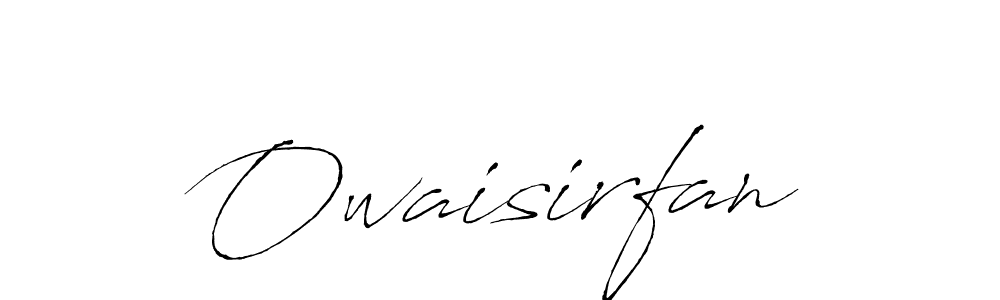 The best way (Antro_Vectra) to make a short signature is to pick only two or three words in your name. The name Owaisirfan include a total of six letters. For converting this name. Owaisirfan signature style 6 images and pictures png