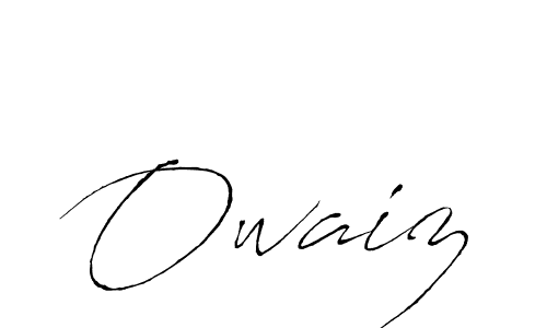 Design your own signature with our free online signature maker. With this signature software, you can create a handwritten (Antro_Vectra) signature for name Owaiz. Owaiz signature style 6 images and pictures png