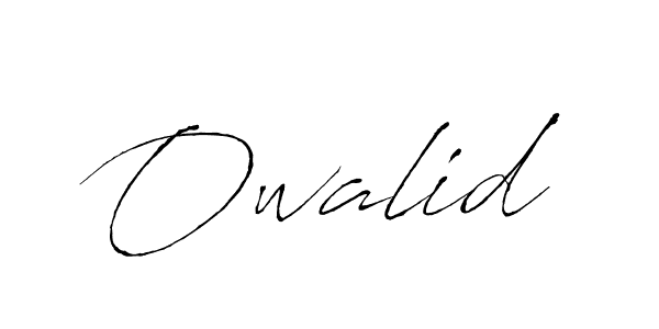 if you are searching for the best signature style for your name Owalid. so please give up your signature search. here we have designed multiple signature styles  using Antro_Vectra. Owalid signature style 6 images and pictures png