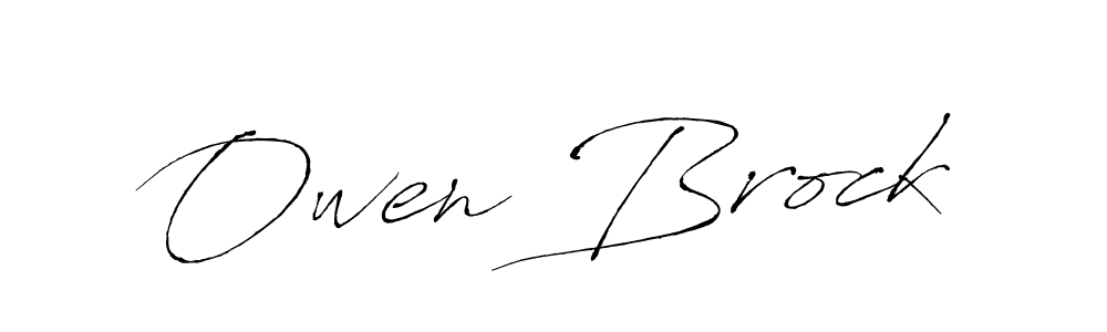 Also we have Owen Brock name is the best signature style. Create professional handwritten signature collection using Antro_Vectra autograph style. Owen Brock signature style 6 images and pictures png