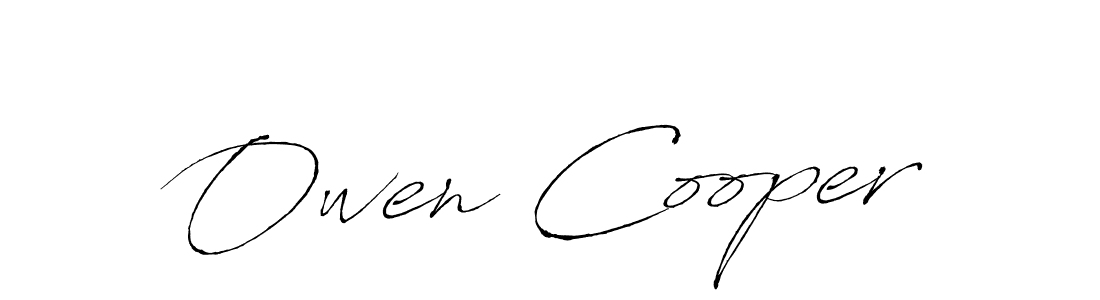 Owen Cooper stylish signature style. Best Handwritten Sign (Antro_Vectra) for my name. Handwritten Signature Collection Ideas for my name Owen Cooper. Owen Cooper signature style 6 images and pictures png