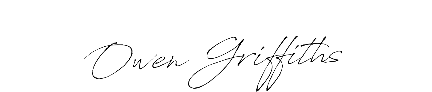 Similarly Antro_Vectra is the best handwritten signature design. Signature creator online .You can use it as an online autograph creator for name Owen Griffiths. Owen Griffiths signature style 6 images and pictures png