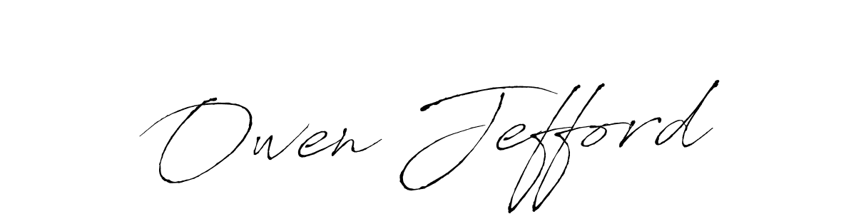 Make a beautiful signature design for name Owen Jefford. With this signature (Antro_Vectra) style, you can create a handwritten signature for free. Owen Jefford signature style 6 images and pictures png