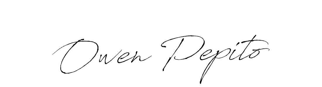 Make a short Owen Pepito signature style. Manage your documents anywhere anytime using Antro_Vectra. Create and add eSignatures, submit forms, share and send files easily. Owen Pepito signature style 6 images and pictures png