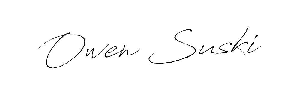 Create a beautiful signature design for name Owen Suski. With this signature (Antro_Vectra) fonts, you can make a handwritten signature for free. Owen Suski signature style 6 images and pictures png