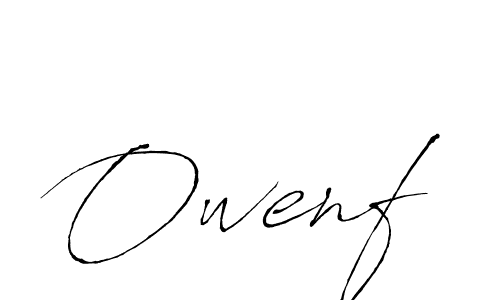 How to make Owenf signature? Antro_Vectra is a professional autograph style. Create handwritten signature for Owenf name. Owenf signature style 6 images and pictures png