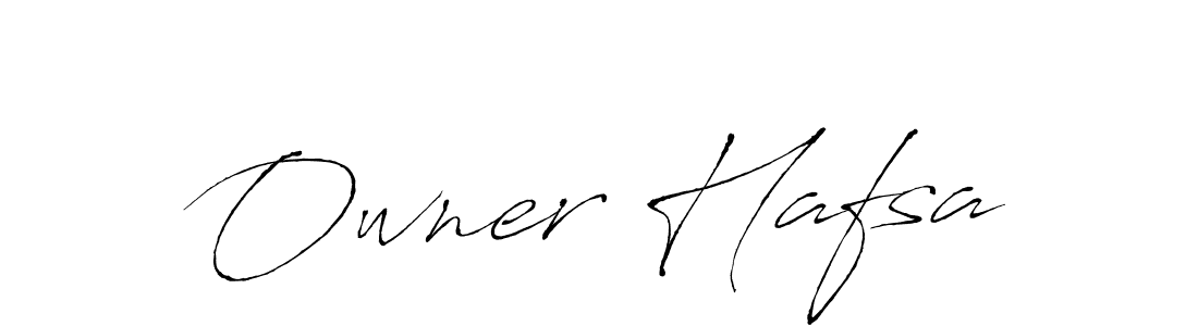 How to make Owner Hafsa signature? Antro_Vectra is a professional autograph style. Create handwritten signature for Owner Hafsa name. Owner Hafsa signature style 6 images and pictures png