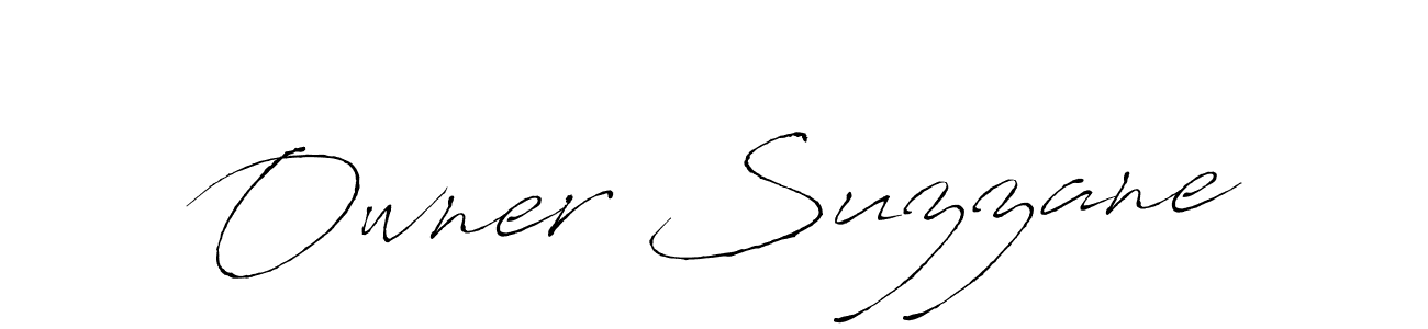The best way (Antro_Vectra) to make a short signature is to pick only two or three words in your name. The name Owner Suzzane include a total of six letters. For converting this name. Owner Suzzane signature style 6 images and pictures png