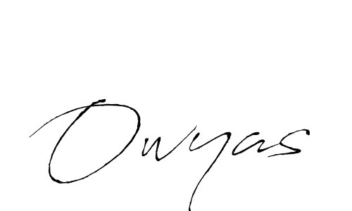 Design your own signature with our free online signature maker. With this signature software, you can create a handwritten (Antro_Vectra) signature for name Owyas. Owyas signature style 6 images and pictures png