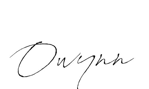 Owynn stylish signature style. Best Handwritten Sign (Antro_Vectra) for my name. Handwritten Signature Collection Ideas for my name Owynn. Owynn signature style 6 images and pictures png