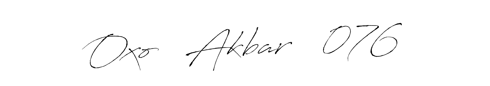 Also we have Oxo   Akbar   076 name is the best signature style. Create professional handwritten signature collection using Antro_Vectra autograph style. Oxo   Akbar   076 signature style 6 images and pictures png