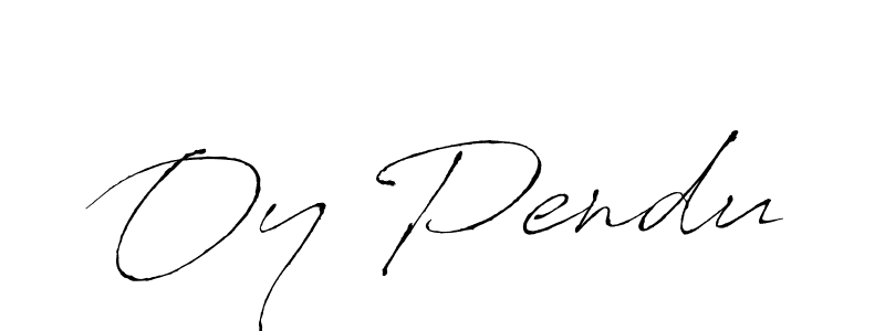 if you are searching for the best signature style for your name Oy Pendu. so please give up your signature search. here we have designed multiple signature styles  using Antro_Vectra. Oy Pendu signature style 6 images and pictures png