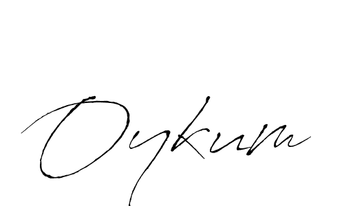 Use a signature maker to create a handwritten signature online. With this signature software, you can design (Antro_Vectra) your own signature for name Oykum. Oykum signature style 6 images and pictures png