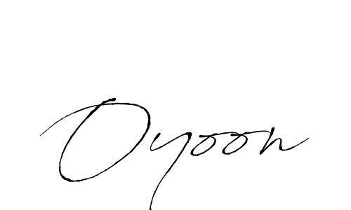 How to make Oyoon signature? Antro_Vectra is a professional autograph style. Create handwritten signature for Oyoon name. Oyoon signature style 6 images and pictures png