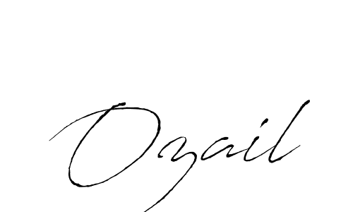 Design your own signature with our free online signature maker. With this signature software, you can create a handwritten (Antro_Vectra) signature for name Ozail. Ozail signature style 6 images and pictures png