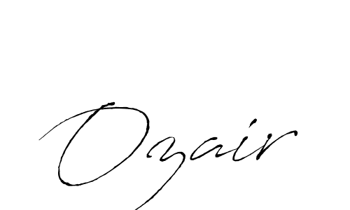 How to make Ozair signature? Antro_Vectra is a professional autograph style. Create handwritten signature for Ozair name. Ozair signature style 6 images and pictures png