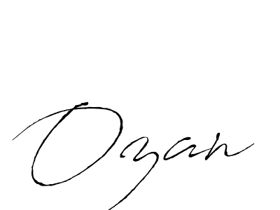 Ozan stylish signature style. Best Handwritten Sign (Antro_Vectra) for my name. Handwritten Signature Collection Ideas for my name Ozan. Ozan signature style 6 images and pictures png