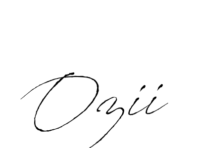 Ozii stylish signature style. Best Handwritten Sign (Antro_Vectra) for my name. Handwritten Signature Collection Ideas for my name Ozii. Ozii signature style 6 images and pictures png