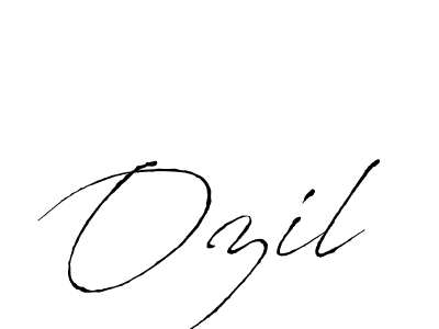 Design your own signature with our free online signature maker. With this signature software, you can create a handwritten (Antro_Vectra) signature for name Ozil. Ozil signature style 6 images and pictures png